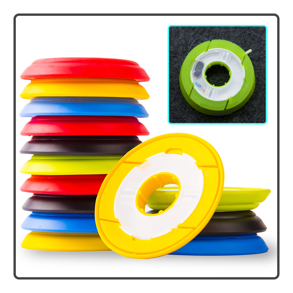Fishing Line Winder - 5pcs/lot Color Silicone Storage Main Spool