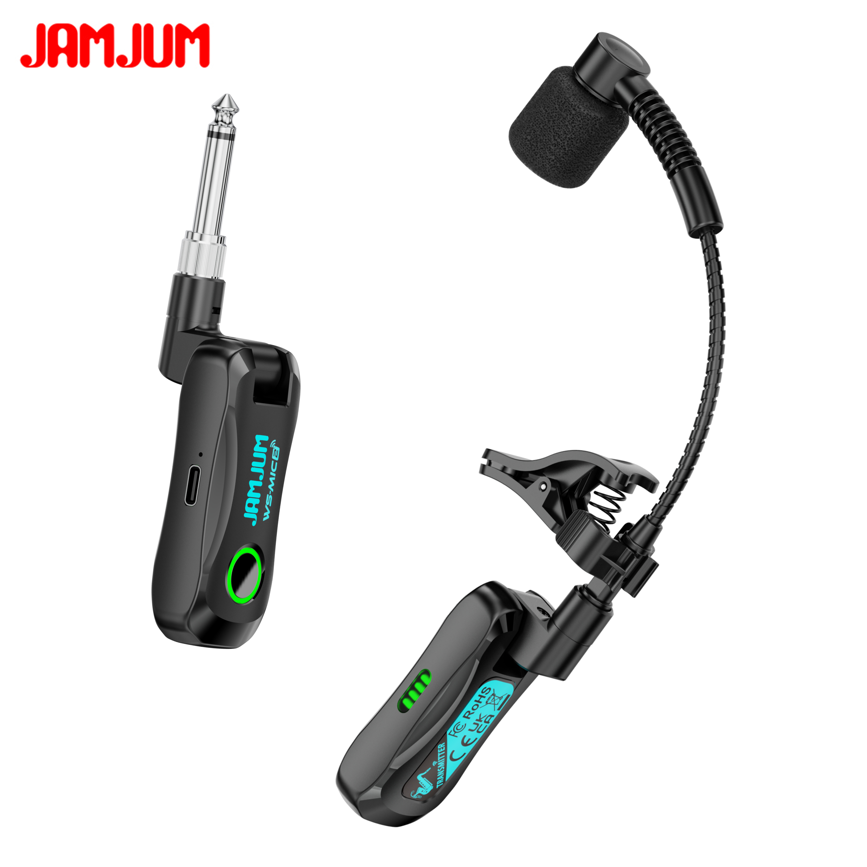 JAMJUM WS-MIC2 Wireless Saxoph - Tippet Line avaliação e preço