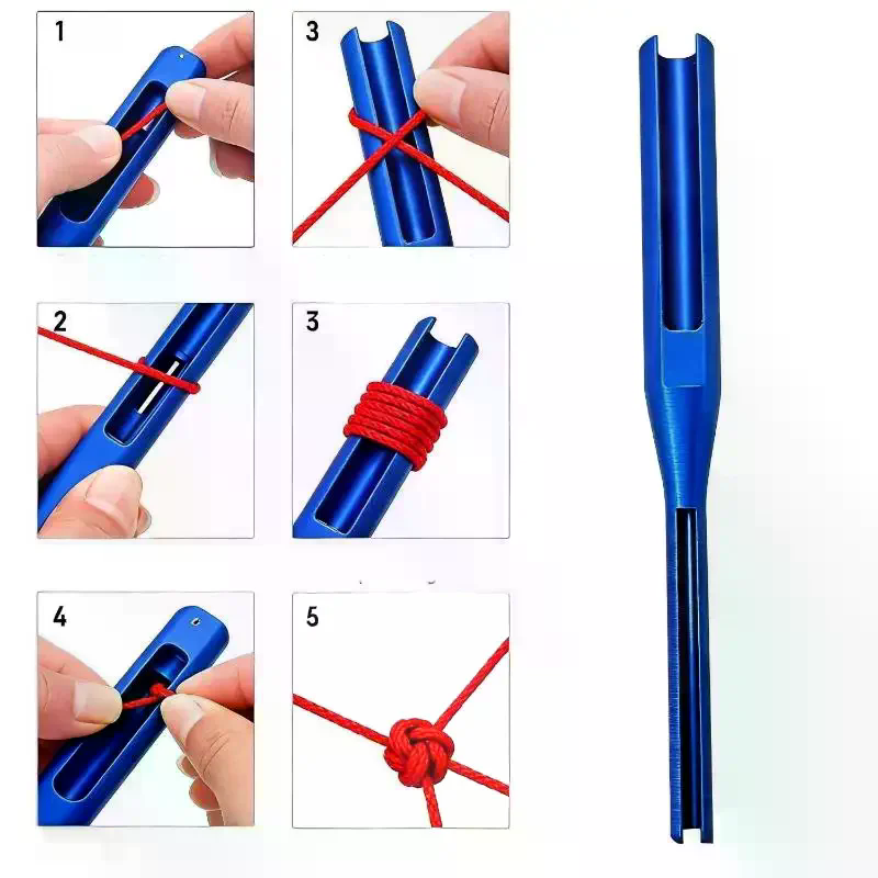 2Pcs Quick Knotting Aids for S - Monofilament Line avaliação e preço