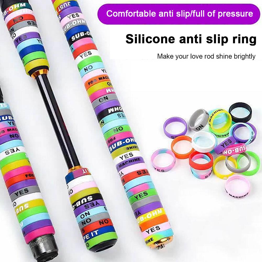20/50Pcs Silicone Anti-skid Ro - Fishing Line Box avaliação e preço