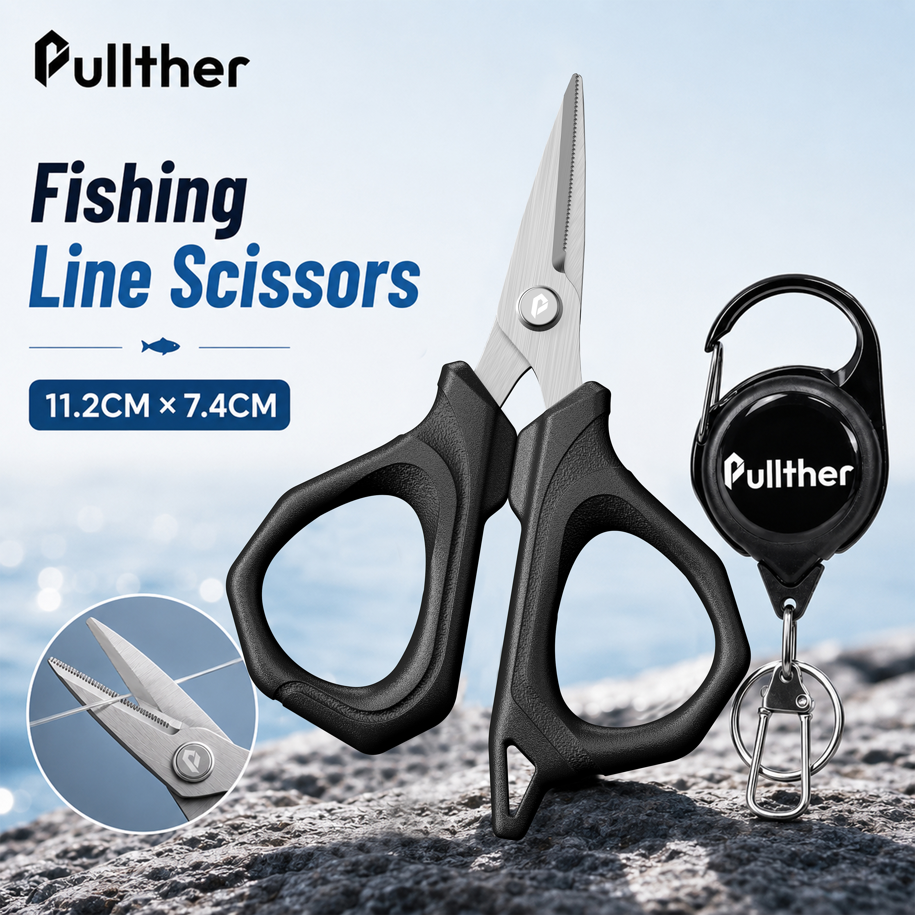 Fishing Scissors Stainless Ste - Fishing Line Cutter avaliação e preço