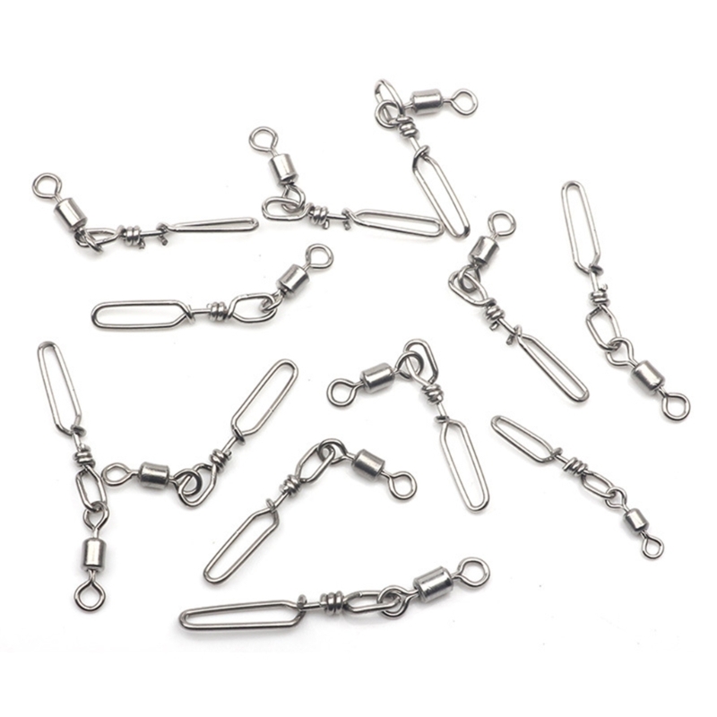 10Pcs Stainless Steel Quick Sn - Saltwater Line avaliação e preço