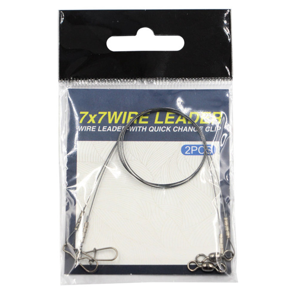 2pc Fishing Titanium Wire Lead - Leader Line avaliação e preço
