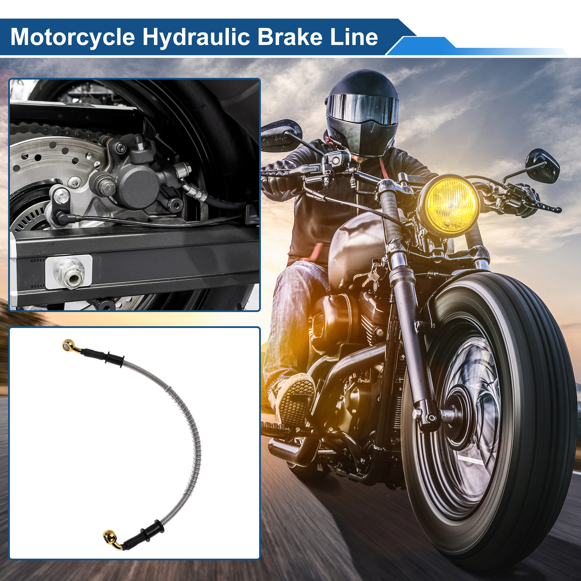 Motoforti 40cm Motorcycle Brak - Braided Line avaliação e preço