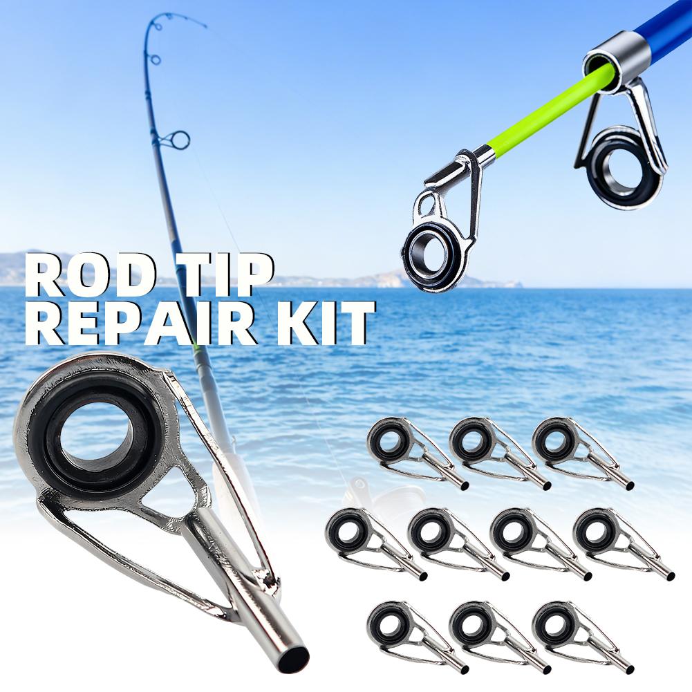 10PCS Metal Fishing Top Rod Gu - Fishing Line Winder avaliação e preço