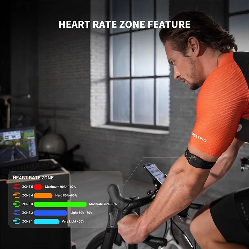 COOSPO HW9 Armband Heart Rate  - Ice Fishing Line avaliação e preço