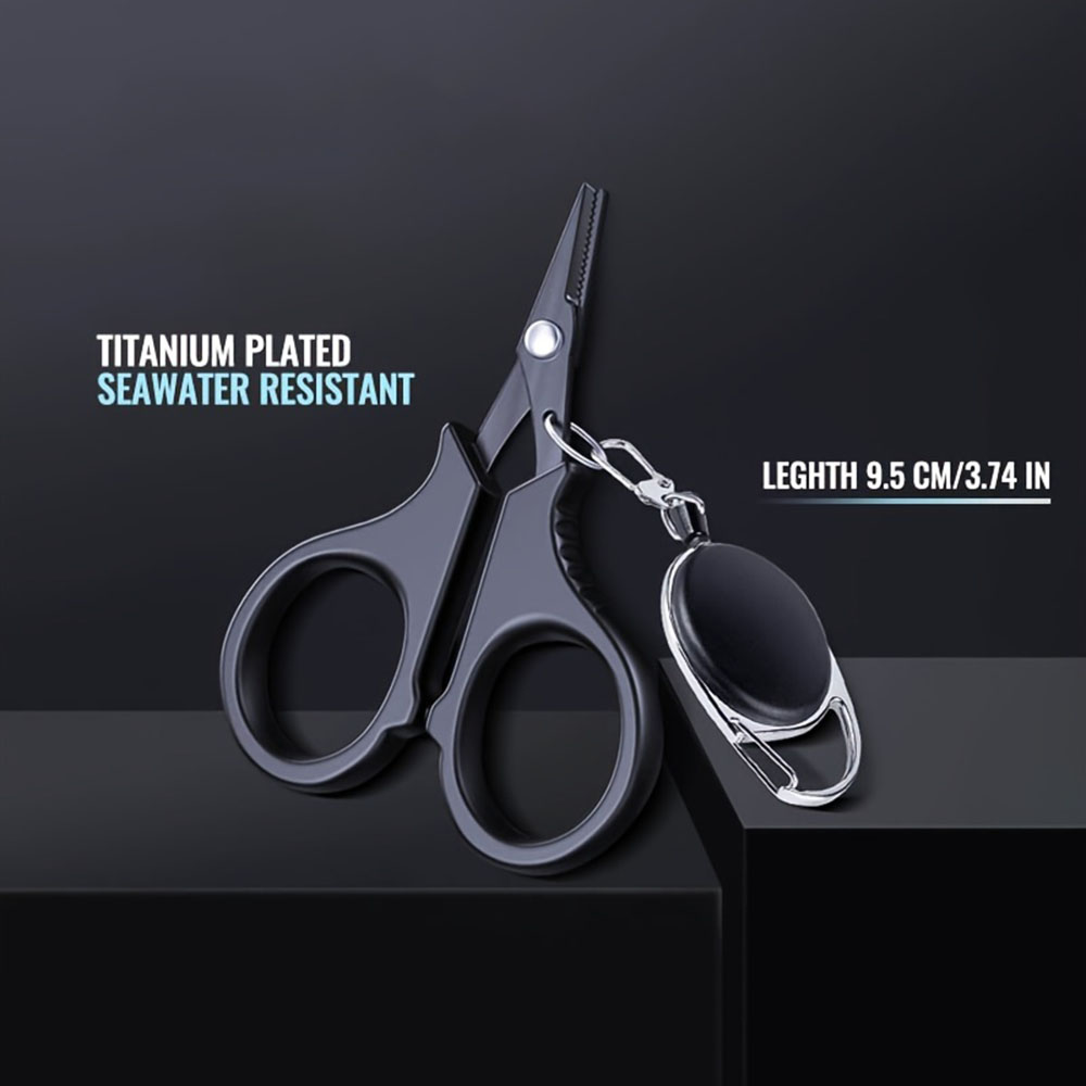1set Titanium Coating Stainles - Fishing Line Cutter avaliação e preço