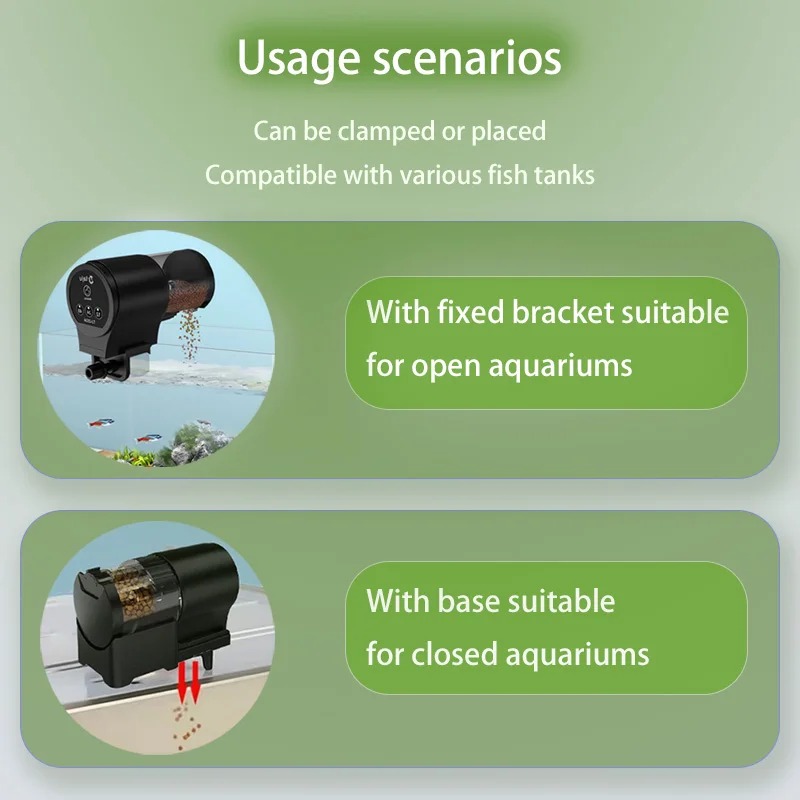 Fish Tank Automatic Feeder Foo - Fishing Line Dispenser avaliação e preço