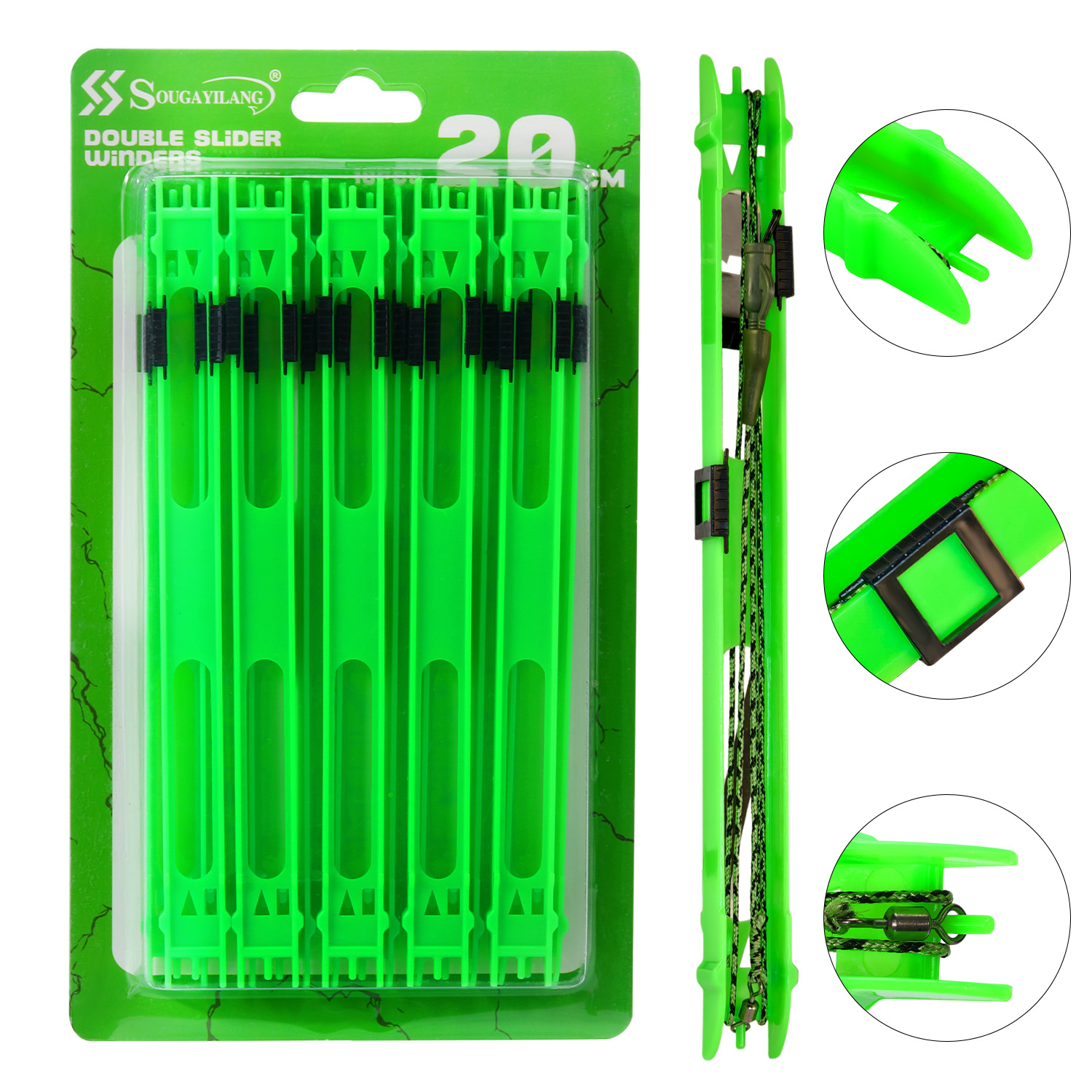 Sougayilang 10pcs Fishing Plas - Fishing Line Winder avaliação e preço