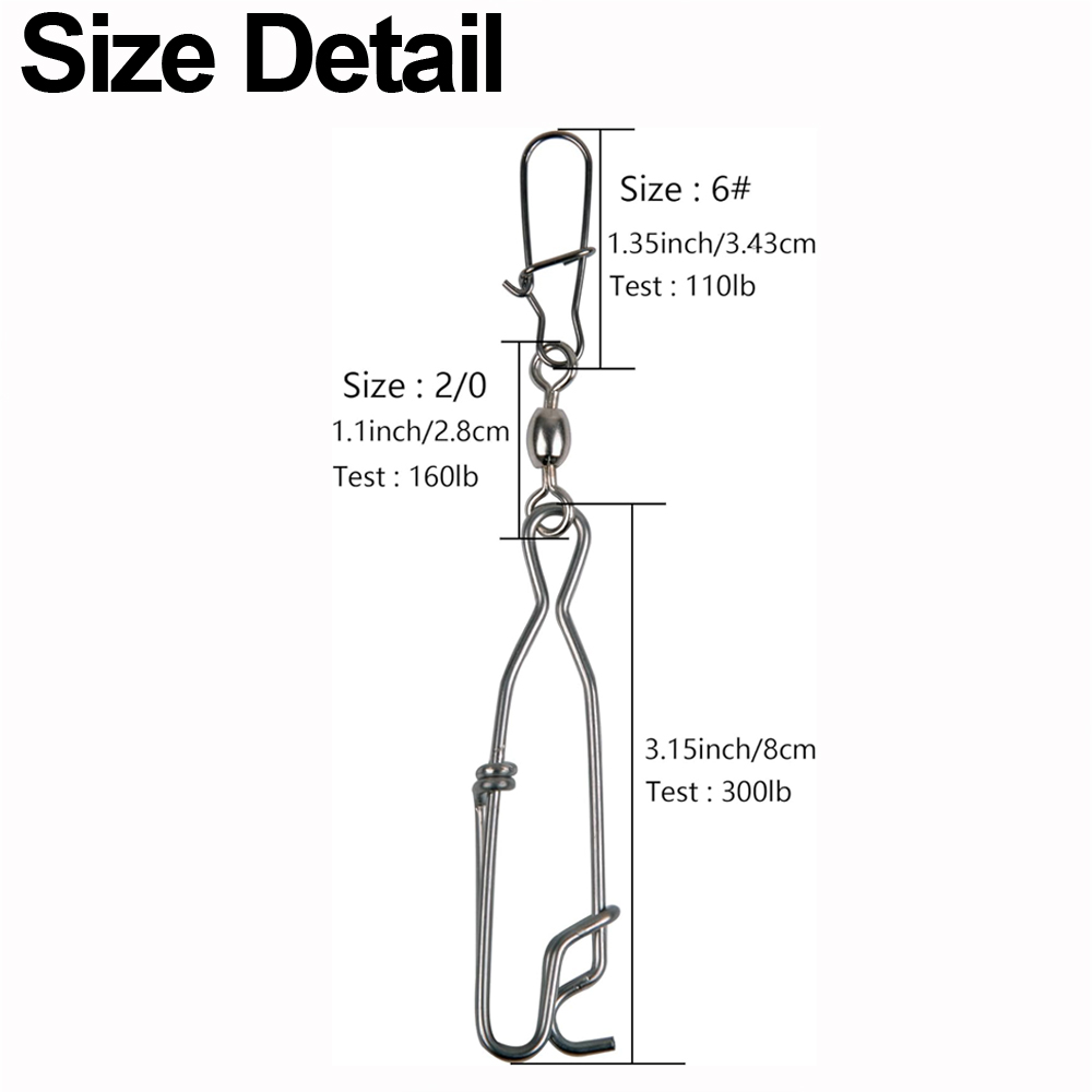 5Pcs Decoy Long Line Clips Lon - Saltwater Line avaliação e preço