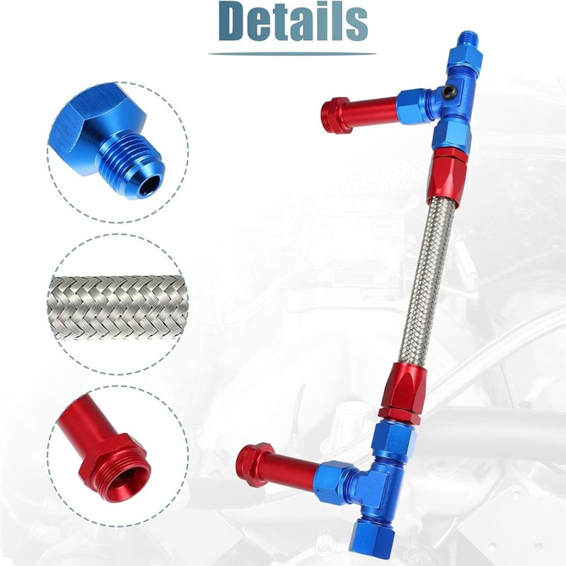 4150 Carburetor Fuel Line Kit  - Braided Line avaliação e preço