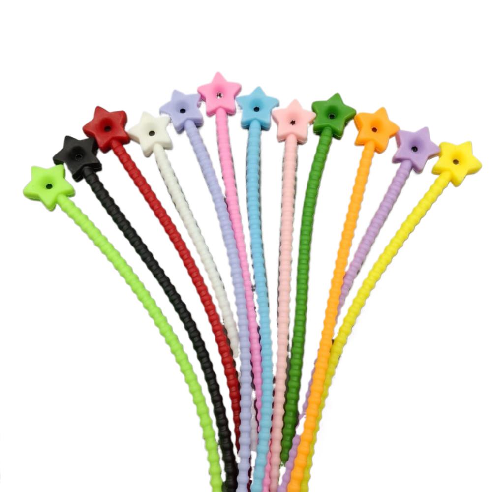10Pcs Flower Star Silicone Cab - Tippet Line avaliação e preço