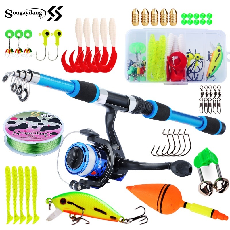 Sougayilang Kids Fishing Pole  - Freshwater Line avaliação e preço