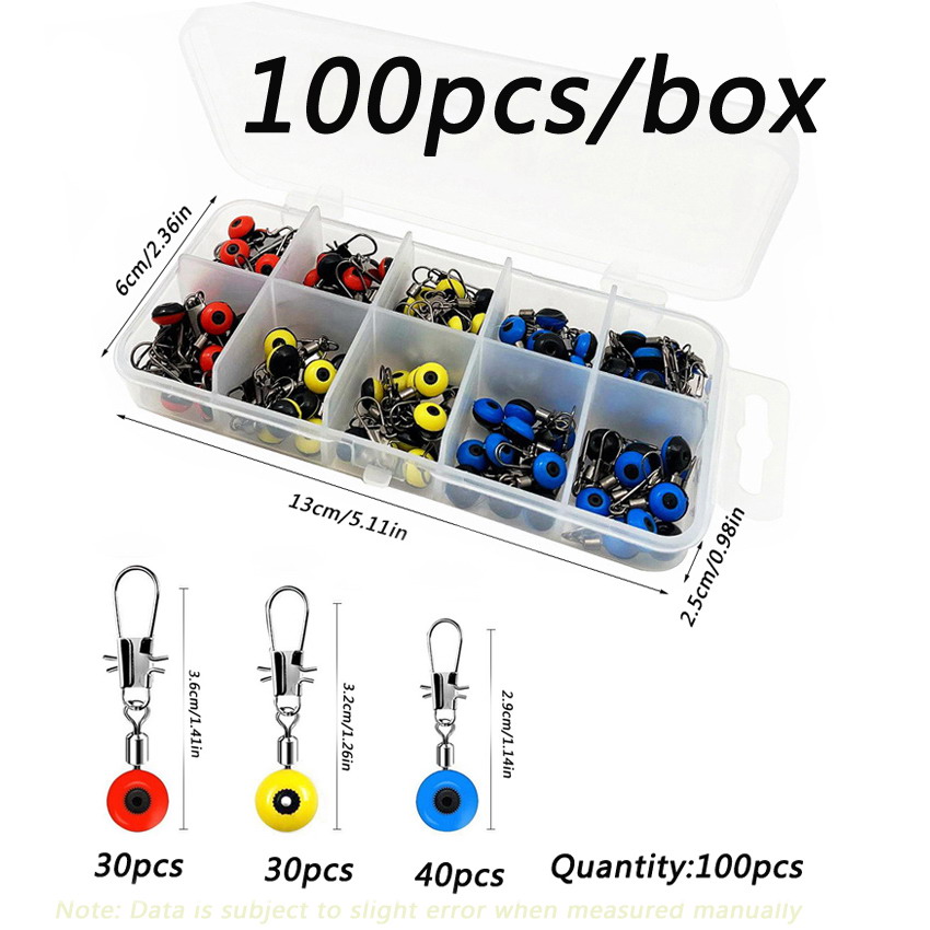 20pcs Fishing Line Hook Swivel - Saltwater Line avaliação e preço