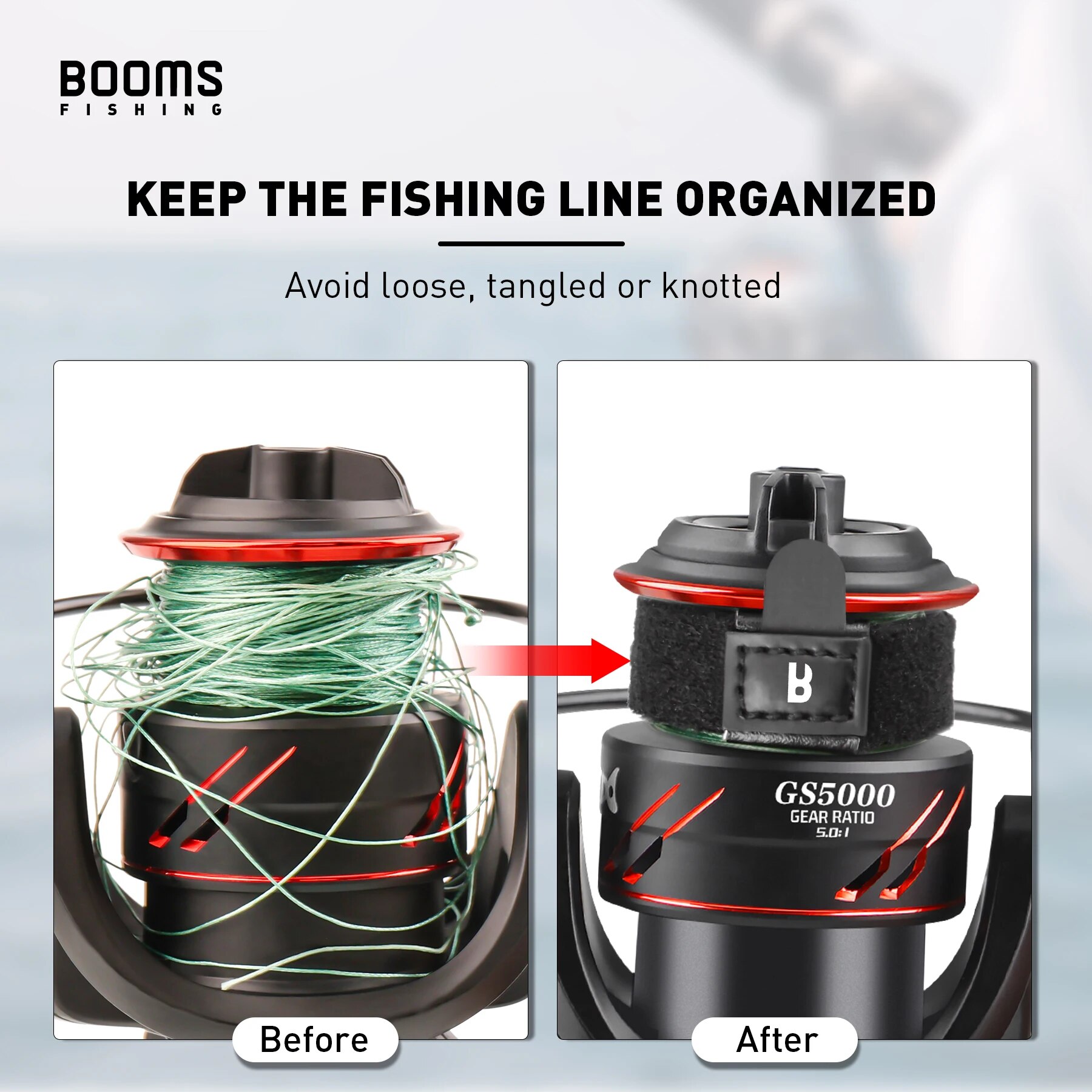 Booms Fishing SB1 4Pcs Spinnin - Fishing Line Box avaliação e preço